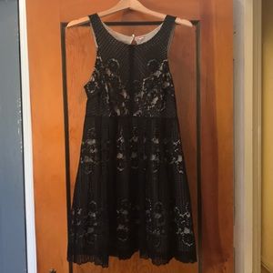 NWT Free People Black Lace dress size 4 / small
